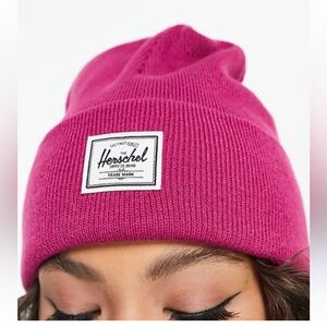 🆕 🔖 Herschel Supply ✨ Unisex Elmer Cuffed Beanie ✨ Festival Fuchsia ✨OSFM ✨NWT!